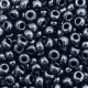 Miyuki seed beads 6/0 - Metallic gunmetal black 6-451